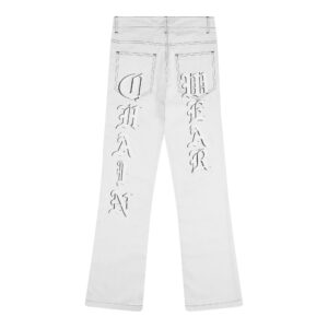 Lukamachain Chainwear Jeans White on White