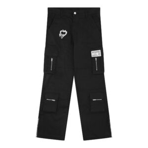 Lukamachain Chrome Cargo Pants Black