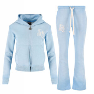 lukamachain distressed Zip Tracksuit Baby Blue (Female version)