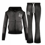 lukamachain distressed Zip Tracksuit Dark Grey (Female version)