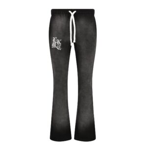 Lukamachain Flared Jogging Pants Dark Grey