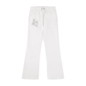 Lukamachain Flared Jogging Pants White