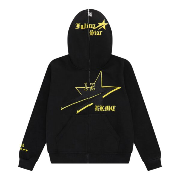 lukamachain Starboy Black&yellow Full Zip Hoodie