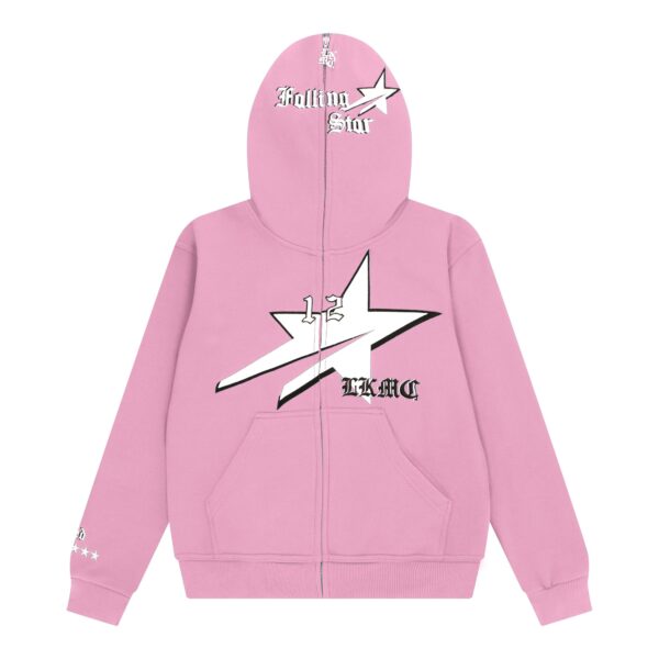 Starboy Pink Full Zip Hoodie