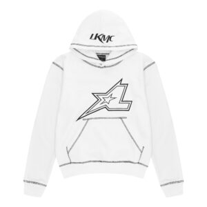 lukamachain StarLine White Hoodie