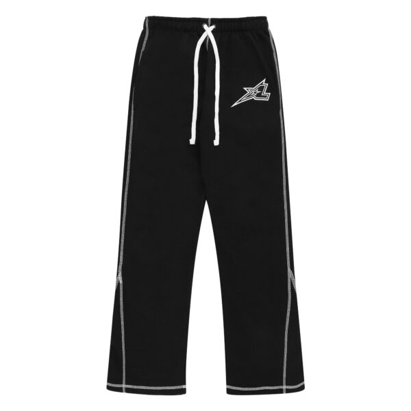 Lukamachain StarLine Black Flared Jogger