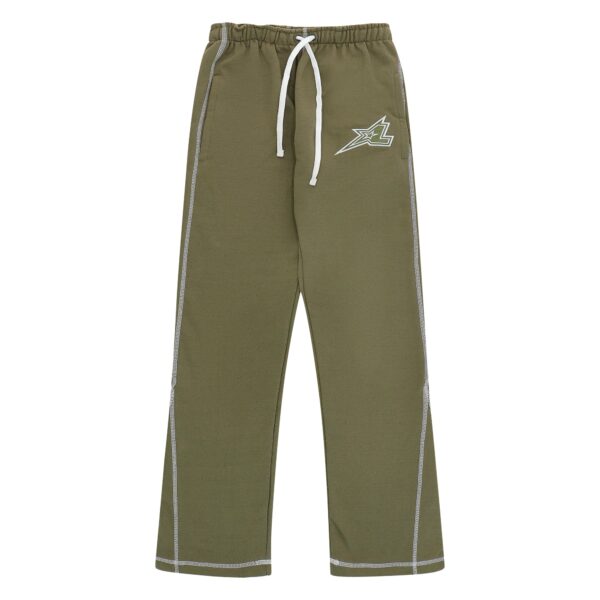 Lukamachain StarLine Green Flared Jogger