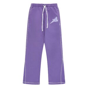 Lukamachain Star Line Purple Flared Jogger