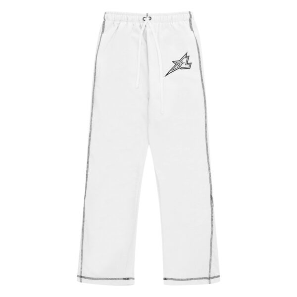 Lukamachain StarLine White Flared Jogger